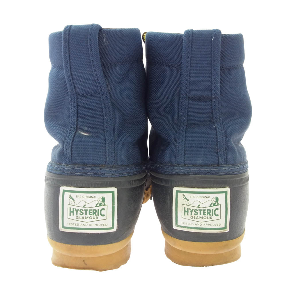 HYSTERIC GLAMOUR ヒステリックグラマー GUM ガムソール ブーツ ネイビー系 27cm【中古】
