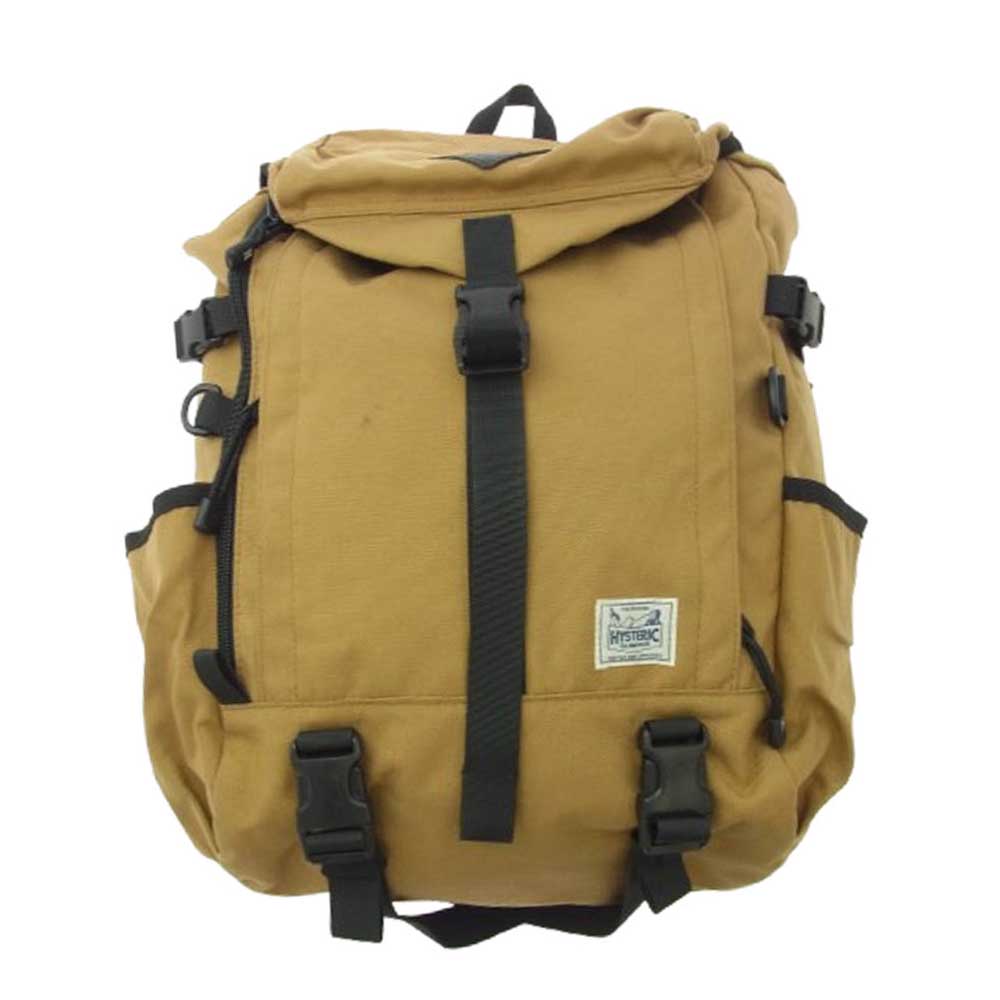 HYSTERIC GLAMOUR ヒステリックグラマー CORDURA NYLON BACKPACK バックパック リュック ブラウン系【中古】