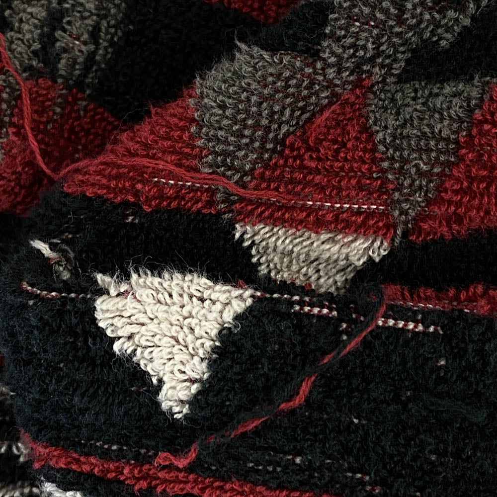 HYSTERIC GLAMOUR ヒステリックグラマー 0261AB08 SUNSET WOMAN総柄 ショールカラー パイル地 ガウン ジャケット マルチカラー系 M【中古】