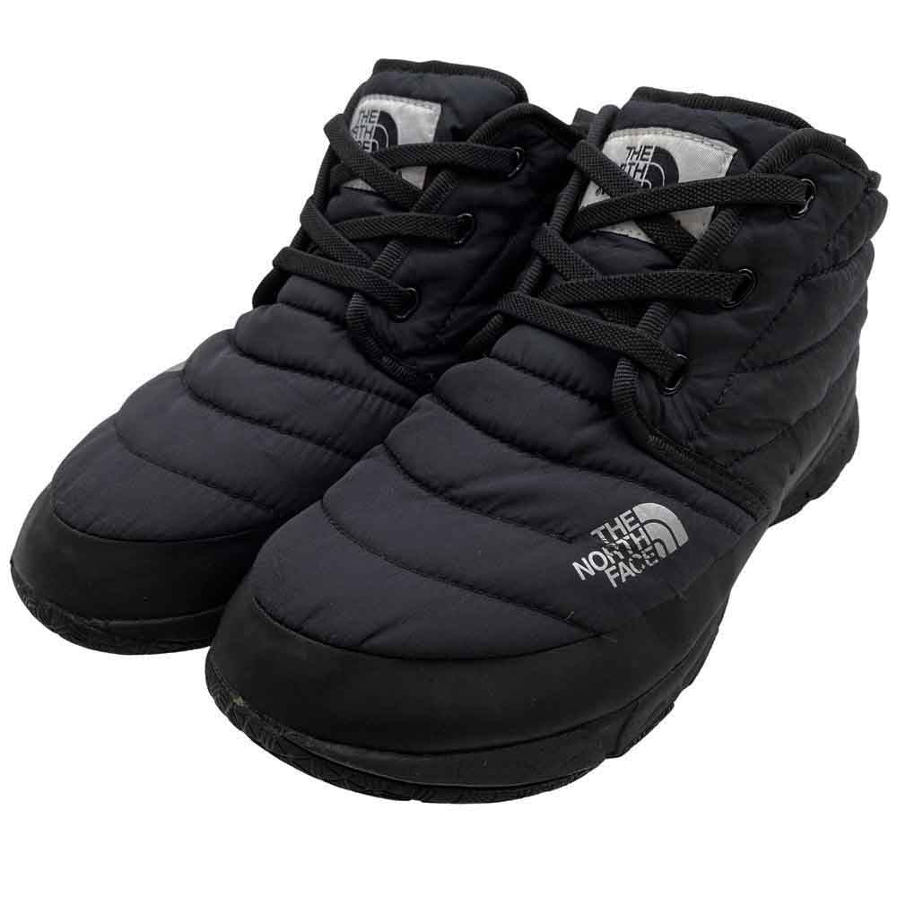 THE NORTH FACE ノースフェイス NF51581 NSE TRACTION CHUKKA LITE WP ヌプシ トラクション チャッカ ライトウォーター プルーフ シューズ ブラック系 9【中古】