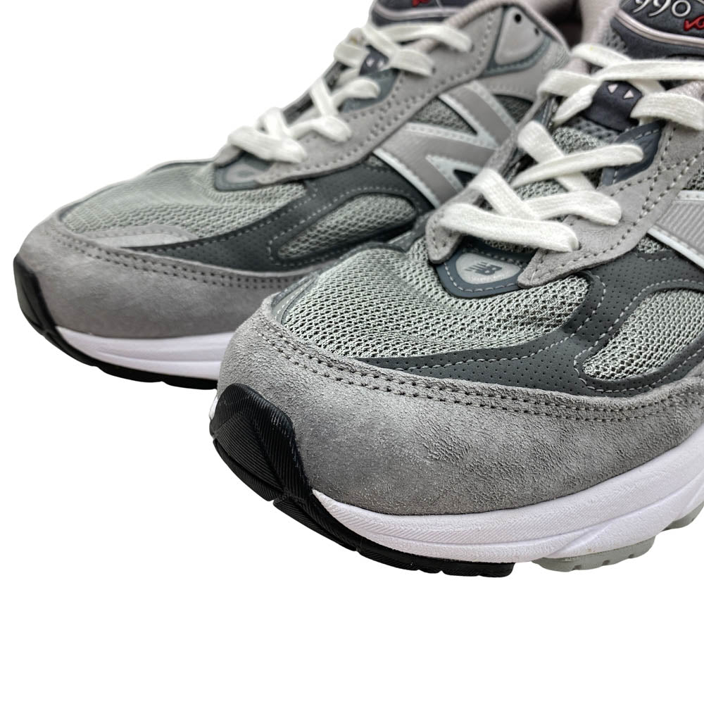 NEW BALANCE ニューバランス M996GL6 Made in USA スエード ローカット スニーカー グレー系 27cm【中古】