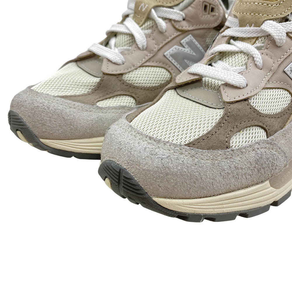 NEW BALANCE ニューバランス U992MM Made in USA Moonrock Mushroom ムーンロック マッシュルーム スエード ローカット スニーカー グレー系 27cm【中古】