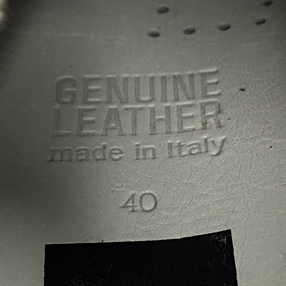 GOLDEN GOOSE ゴールデングース イタリア製 ヴィンテージ加工 ハイカット レザー スニーカー ブラック系 ホワイト系 40【中古】