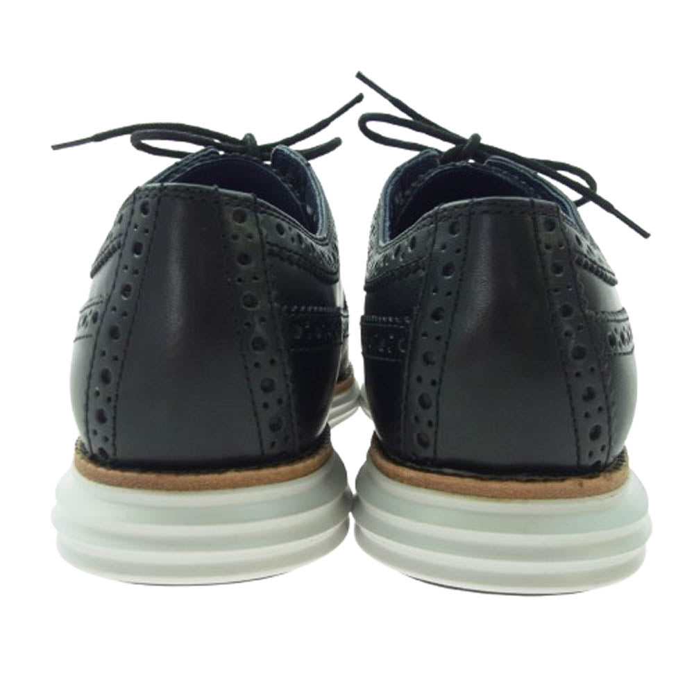 COLE HAAN コールハーン LUNARGRAND WING TIP 161 C12007 ルナグランド ウィングチップ シューズ ブラック系 7M【美品】【中古】