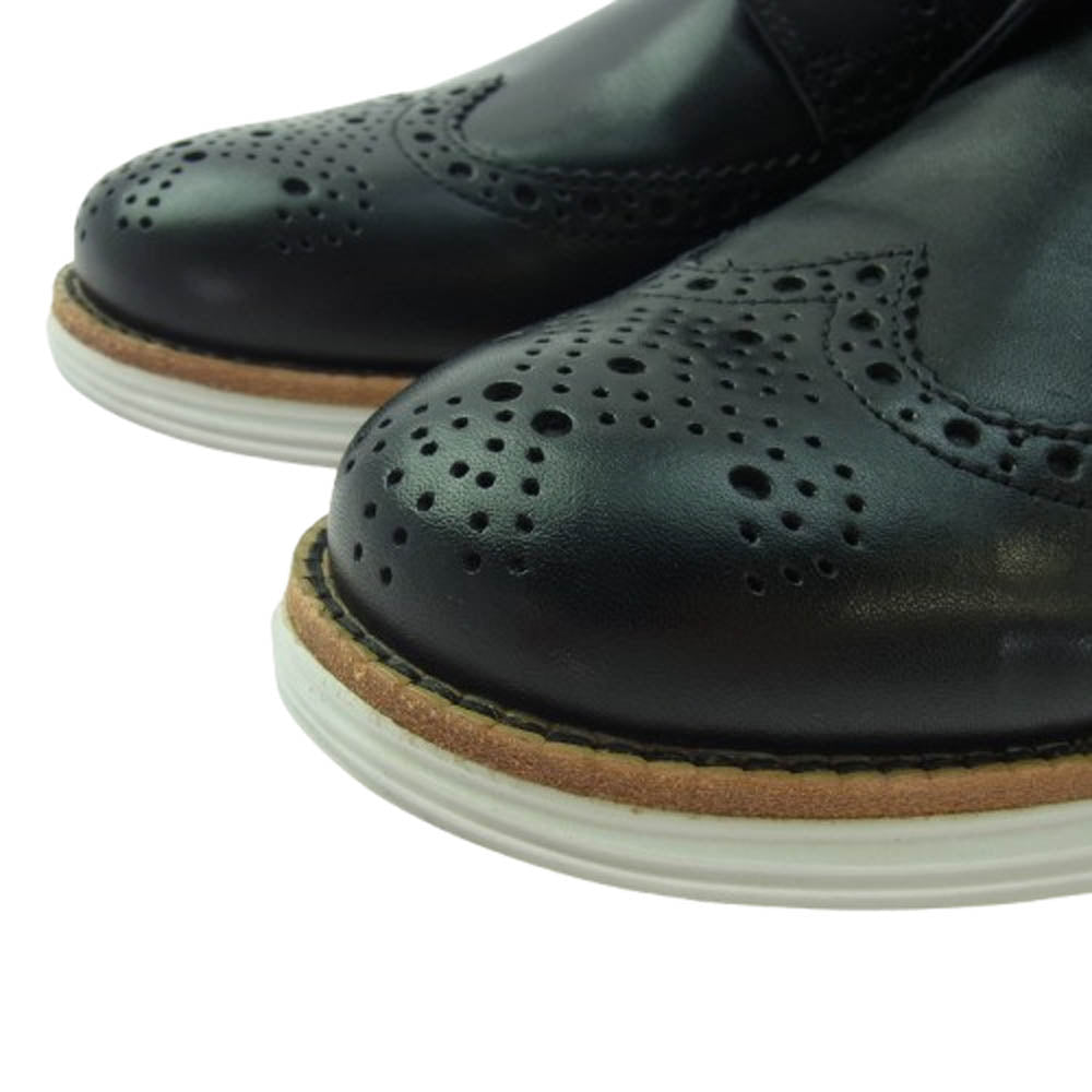 COLE HAAN コールハーン LUNARGRAND WING TIP 161 C12007 ルナグランド ウィングチップ シューズ ブラック系 7M【美品】【中古】