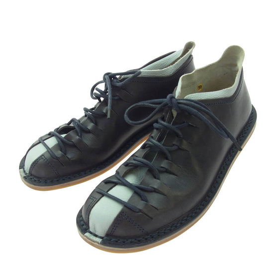 trippen トリッペン SPORT スポルト レザー レース アップ シューズ ダークブラウン系 39【中古】