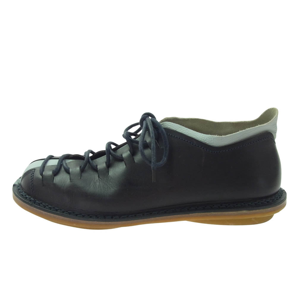 trippen トリッペン SPORT スポルト レザー レース アップ シューズ ダークブラウン系 39【中古】