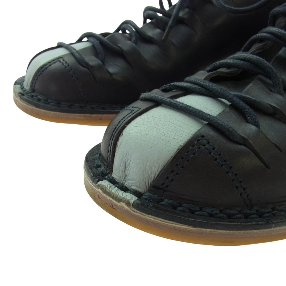 trippen トリッペン SPORT スポルト レザー レース アップ シューズ ダークブラウン系 39【中古】