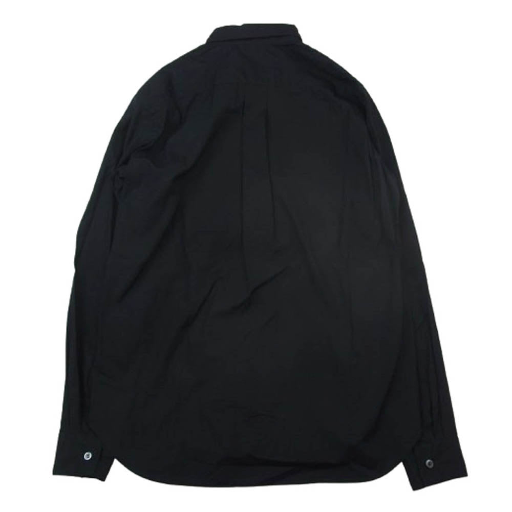 BLACK COMME des GARCONS ブラックコムデギャルソン AD2024 1N-B017 レギュラーカラー 長袖 シャツ ブラック系 M【中古】