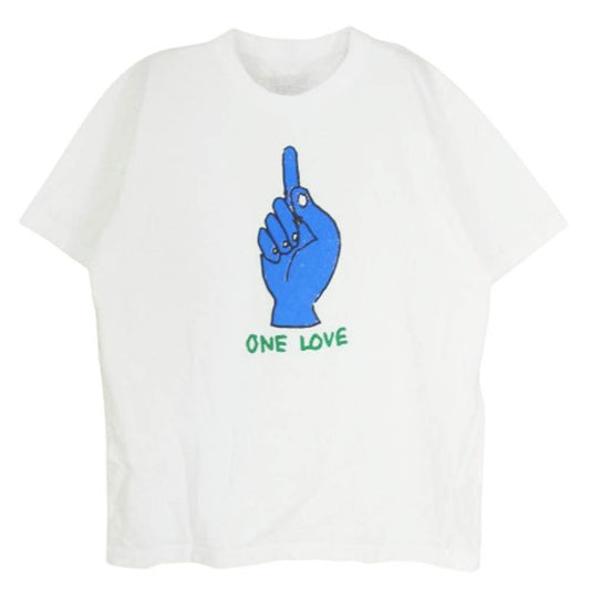 Sacai サカイ 24AW 24-0817S Gonz ONE LOVE T-Shirt ゴンズ プリント 半袖 Tシャツ ホワイト系 3【中古】