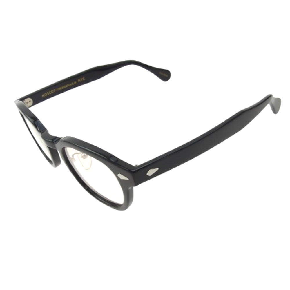 MOSCOT モスコット LEMTOSH レムトッシュ 眼鏡 メガネ ブラック系 46□24-145【中古】