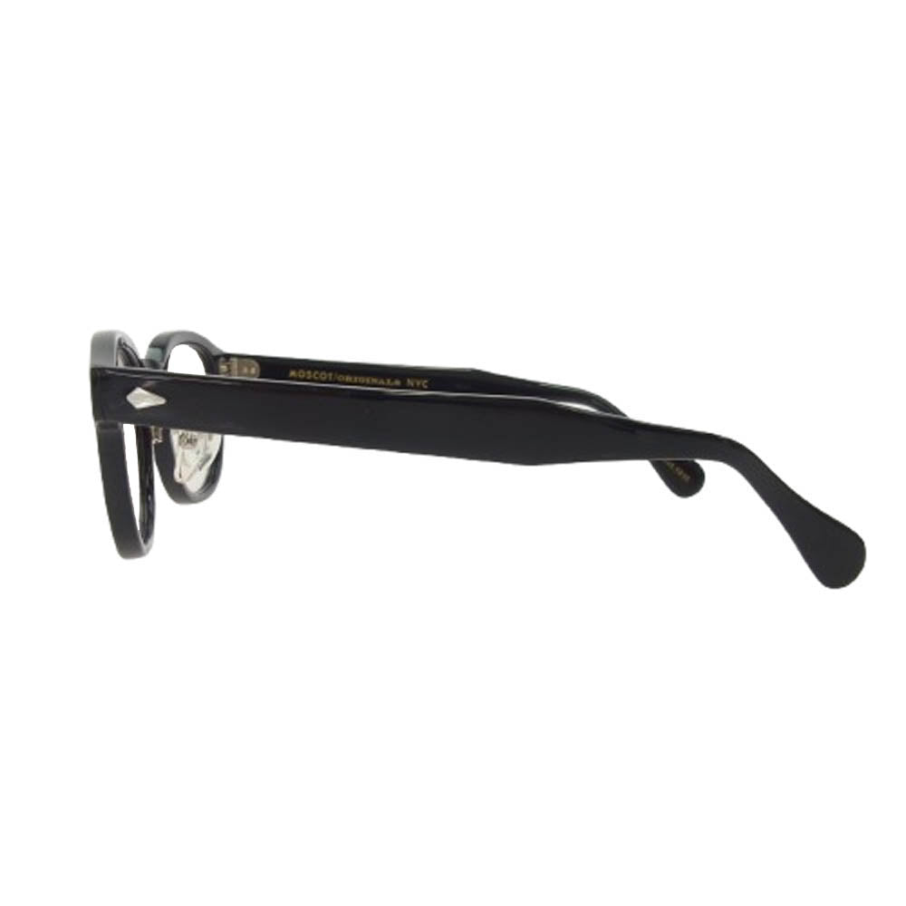 MOSCOT モスコット LEMTOSH レムトッシュ 眼鏡 メガネ ブラック系 46□24-145【中古】