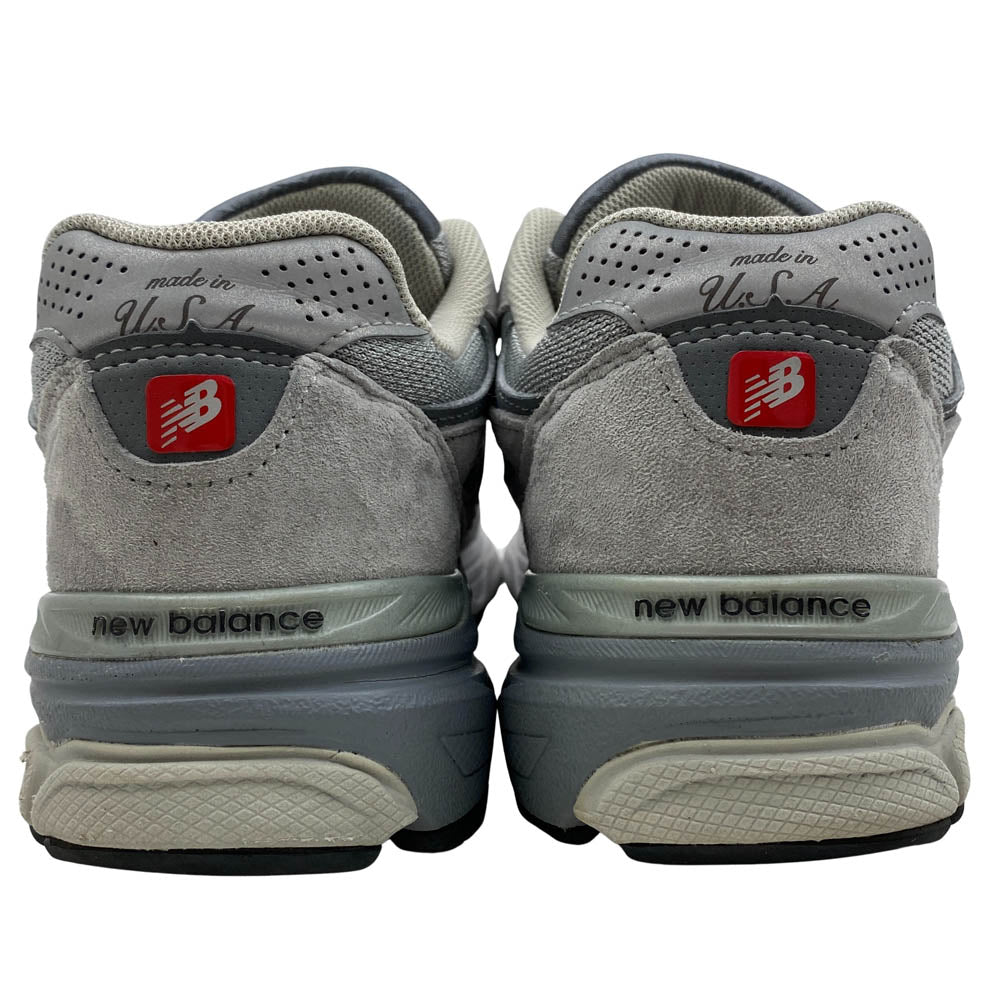 NEW BALANCE ニューバランス M990GY3 スウェード ローカットスニーカー グレー系 25.5cm【中古】