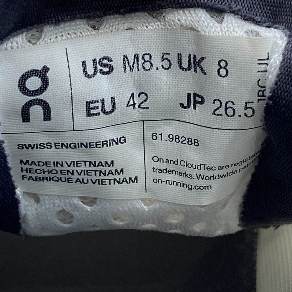 ON オン 61.98288 Cloudmonster クラウドモンスター スニーカー ホワイト系 26.5cm【中古】