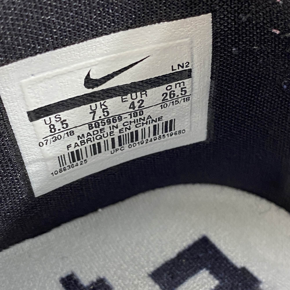 NIKE ナイキ BQ5969-100 LEBRON 16 EQUALITY レブロン イクオリティ スニーカー ブラック系 ホワイト系 26.5cm【中古】