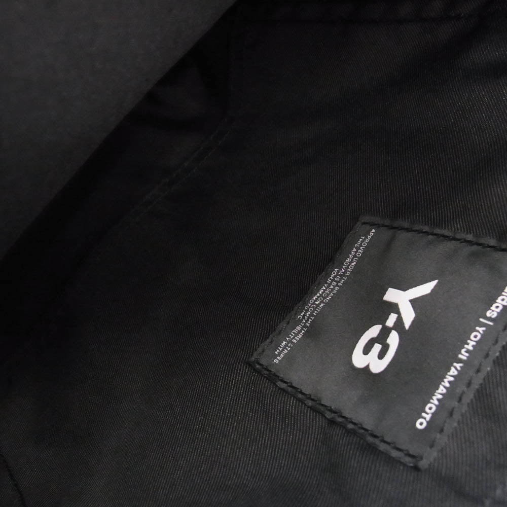 Y-3 Yohji Yamamoto ワイスリー ヨウジヤマモト JD2905 SACOCHE ロゴ プリント ナイロン サコッシュ ショルダー バッグ ブラック系【新古品】【未使用】【中古】