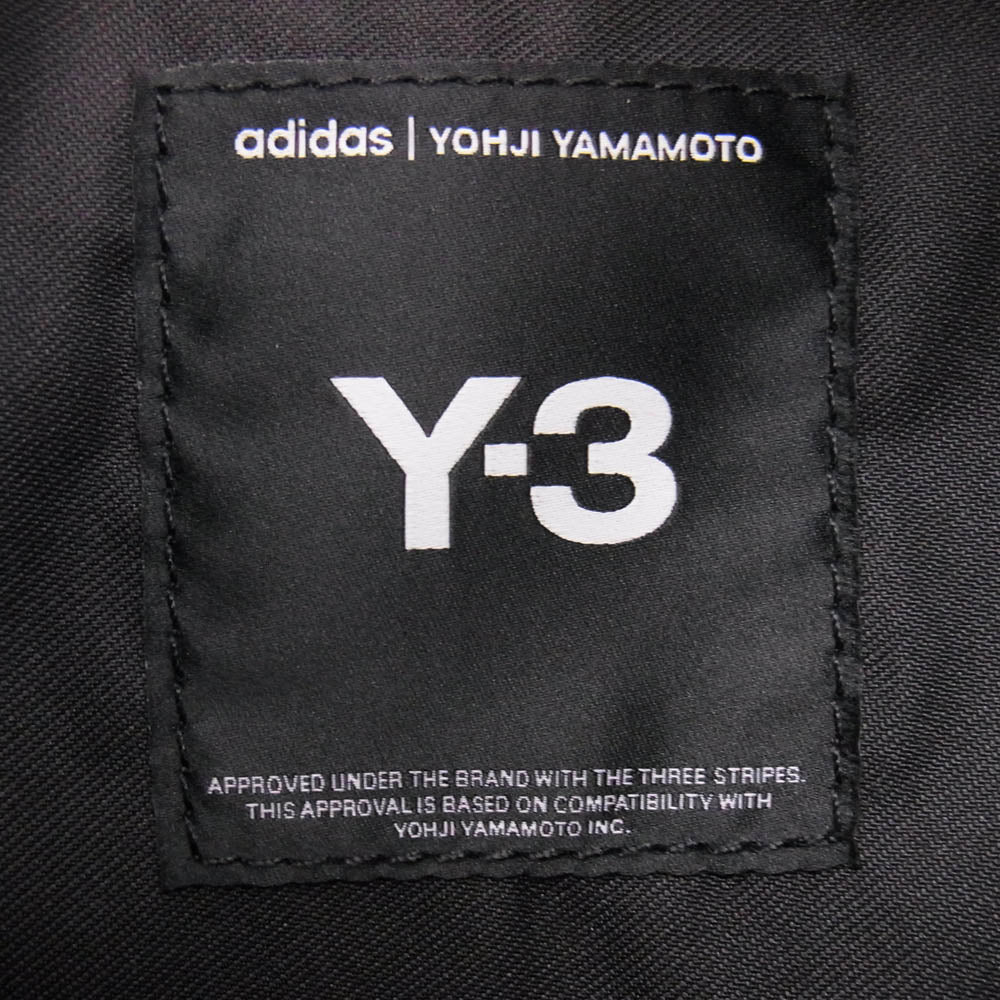 Y-3 Yohji Yamamoto ワイスリー ヨウジヤマモト JD2905 SACOCHE ロゴ プリント ナイロン サコッシュ ショルダー バッグ ブラック系【新古品】【未使用】【中古】