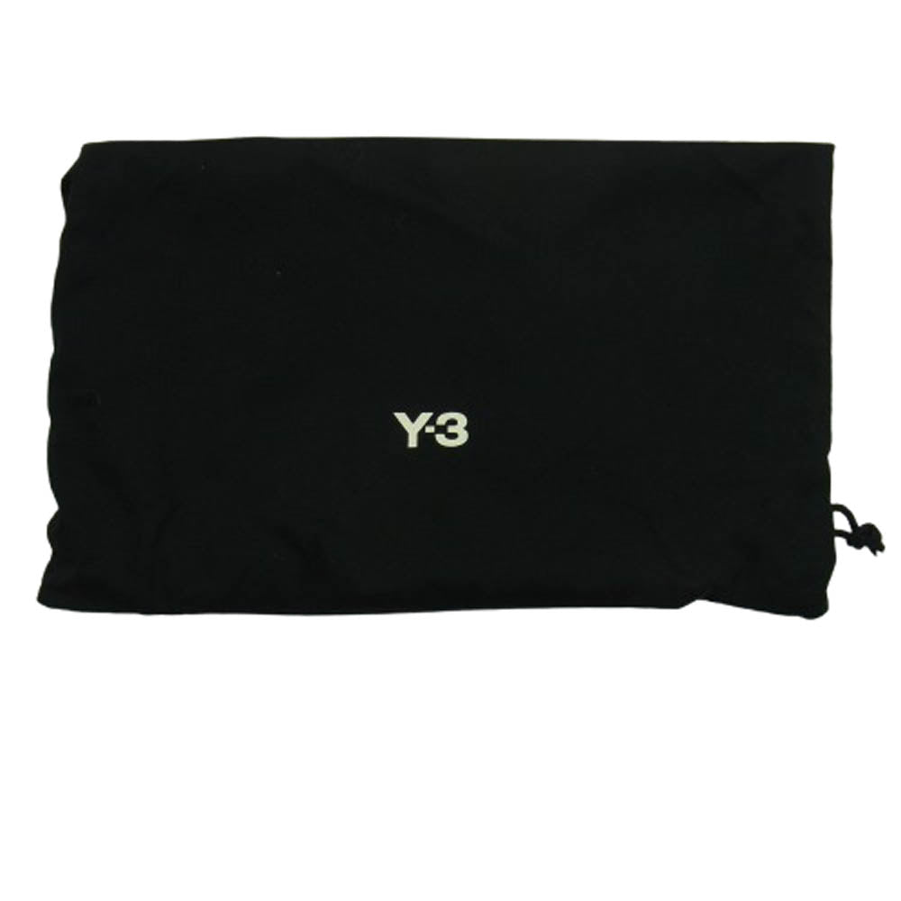 Y-3 Yohji Yamamoto ワイスリー ヨウジヤマモト JD2905 SACOCHE ロゴ プリント ナイロン サコッシュ ショルダー バッグ ブラック系【新古品】【未使用】【中古】