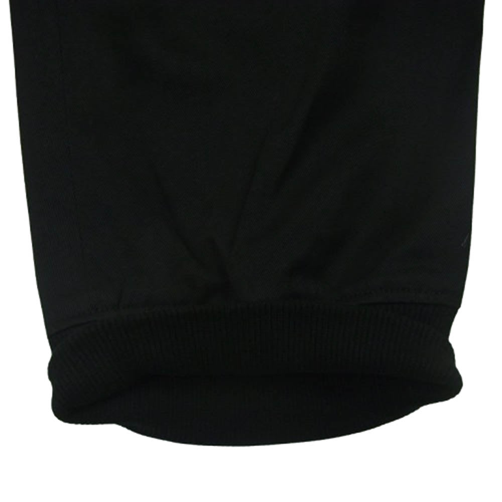 Yohji Yamamoto ヨウジヤマモト WP-P56-070-1 WILDSIDE ワイルドサイド コットンツイル ワイドテーパード 2タック 裾リブ パンツ ブラック系 3【美品】【中古】