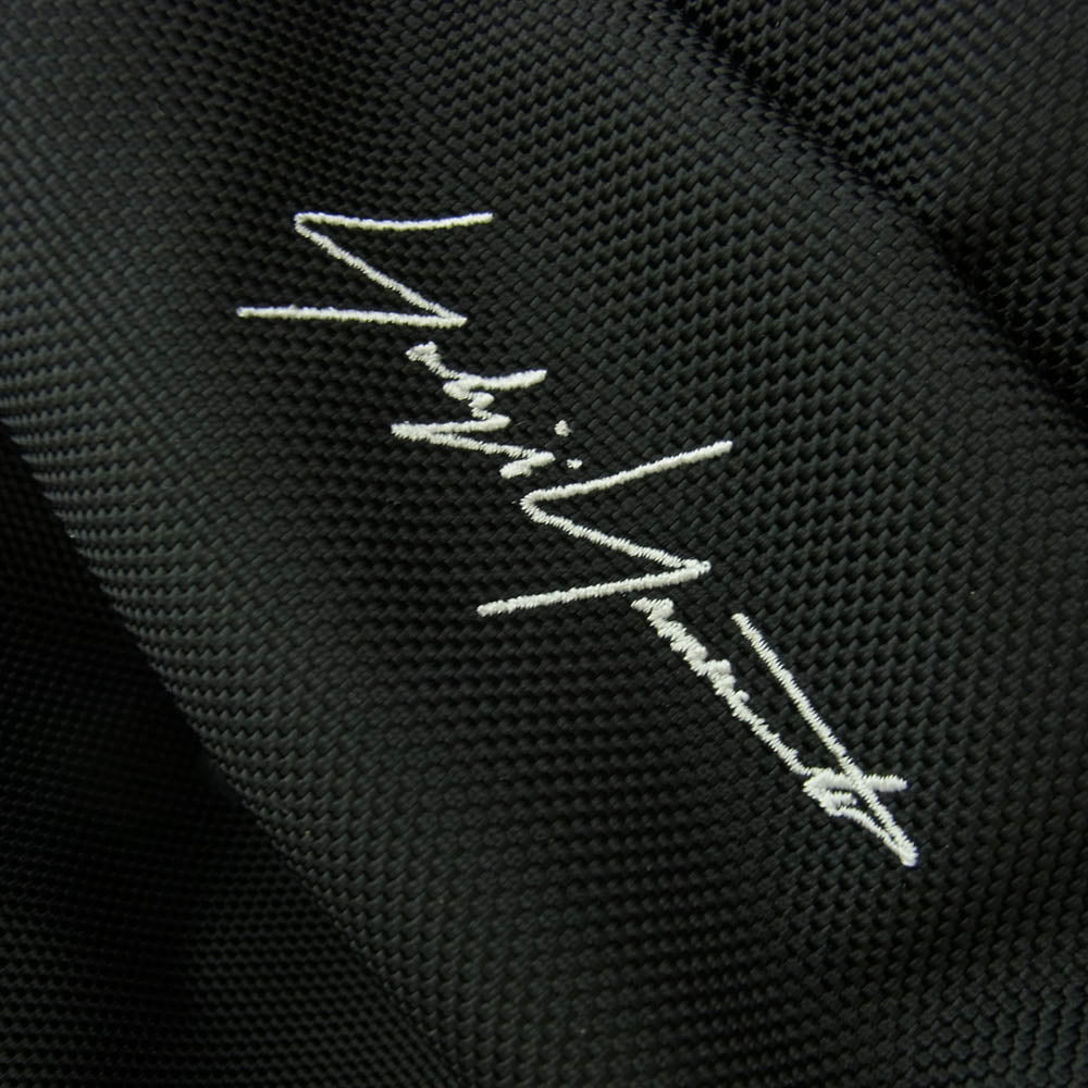 Yohji Yamamoto POUR HOMME ヨウジヤマモトプールオム HO-I18-943-1-03 YY SIGNATURE NYLON BACKPACK シグネチャー ナイロン バックパック リュック ブラック系【新古品】【未使用】【中古】