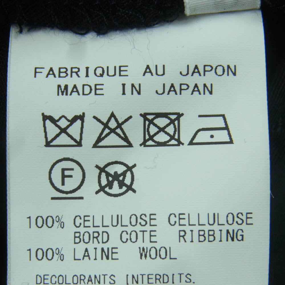 Yohji Yamamoto ヨウジヤマモト HP-P02-240-1-03 REGULATION MEN CELLULOSE GABARDINE RIB FLAPPOCKET PANTS レギュレーション メン セルロースギャバジン カーゴ パンツ ブラック系 3【新古品】【未使用】【中古】