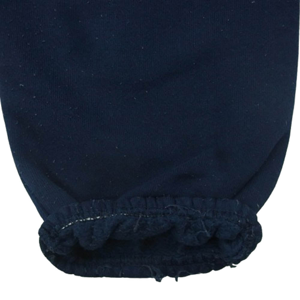 U.S. NAVY ロゴ スウェット パンツ コットン ポリエステル アメリカ製 ダークネイビー系 M【中古】