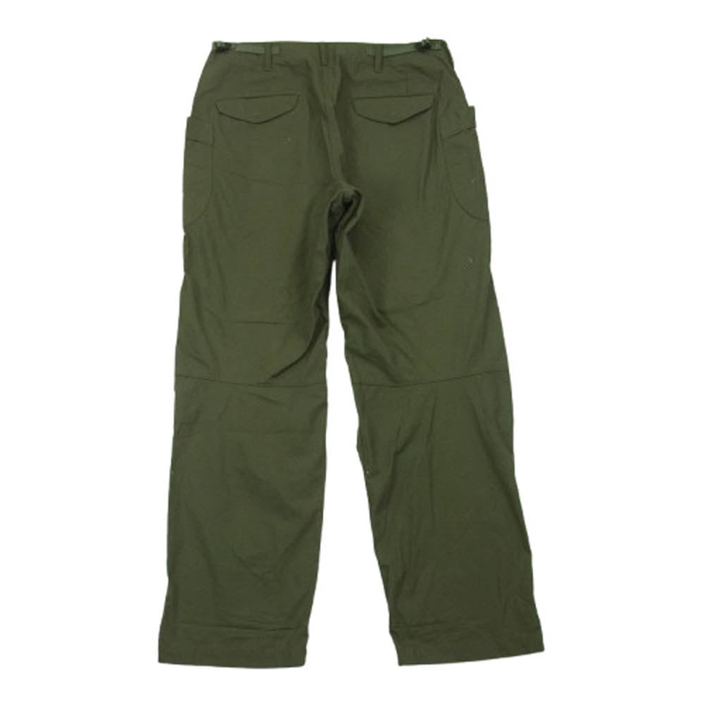 A VONTADE アボンタージ ミリタリー カーゴ トラウザーズ パンツ コットン 日本製 グリーン系 S【中古】