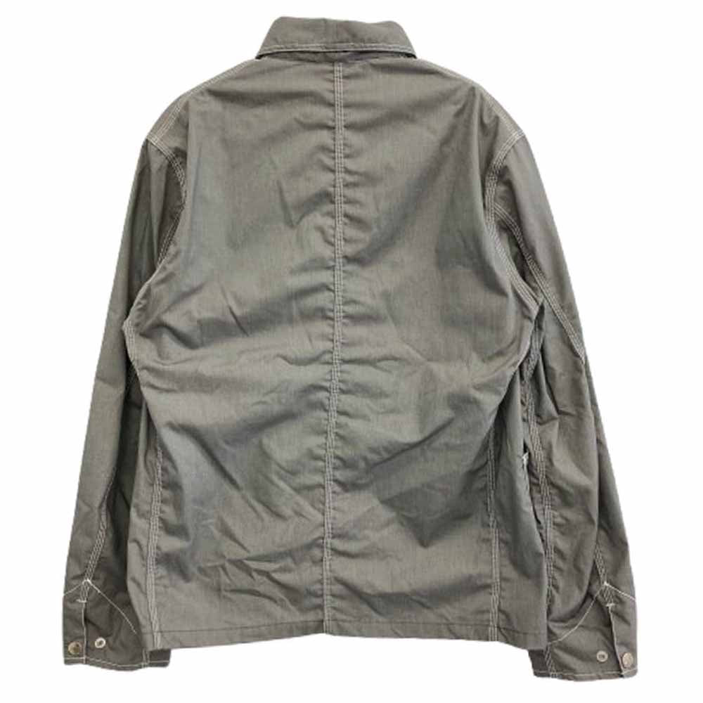 ネセサリーオアアンネセサリー 90012060 COVERALL LITE カバーオール スナップボタン ワーク シャツ ジャケット グレー系 L【美品】【中古】