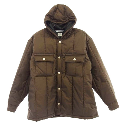 ネセサリーオアアンネセサリー 24AW 90012021 CHIACGO 中綿 フーデッド フード付き ジャケット ブラウン系 2【美品】【中古】
