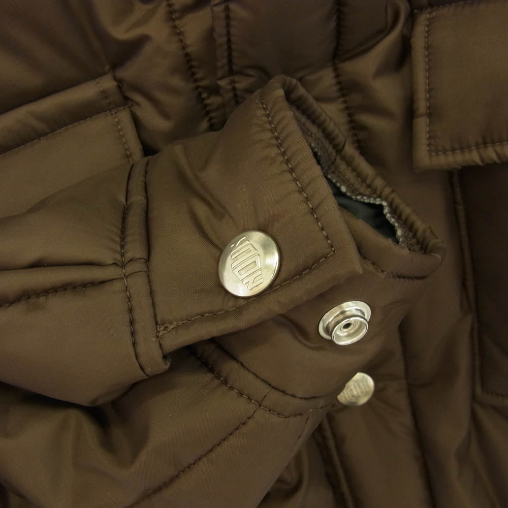 ネセサリーオアアンネセサリー 24AW 90012021 CHIACGO 中綿 フーデッド フード付き ジャケット ブラウン系 2【美品】【中古】