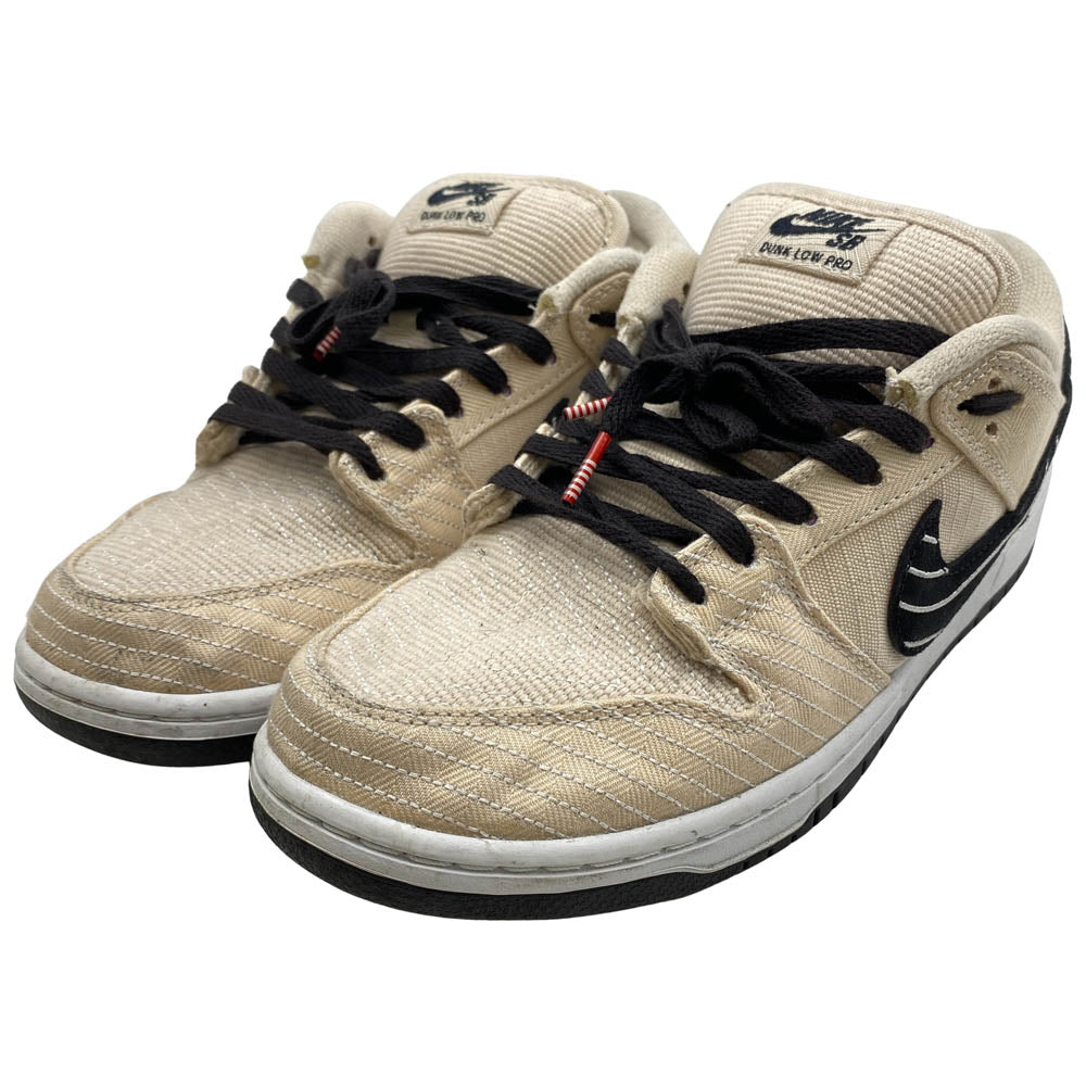 NIKE ナイキ FD2627-200 × Albino & Preto SB Dunk Low Pro QS アルビノ & プレト SB ダンク ロー プロ QS スニーカー ベージュ系 27.5cm【中古】