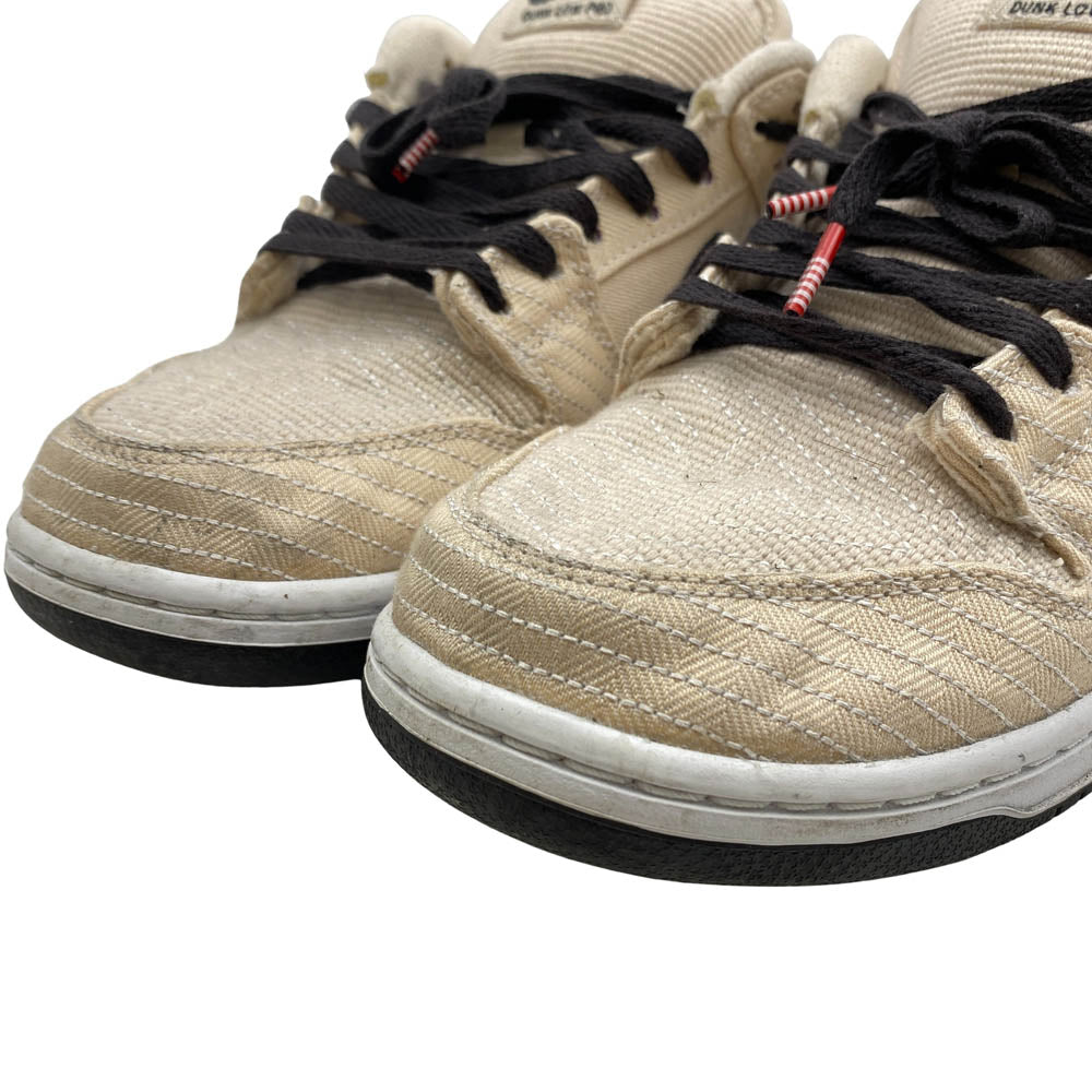 NIKE ナイキ FD2627-200 × Albino & Preto SB Dunk Low Pro QS アルビノ & プレト SB ダンク ロー プロ QS スニーカー ベージュ系 27.5cm【中古】