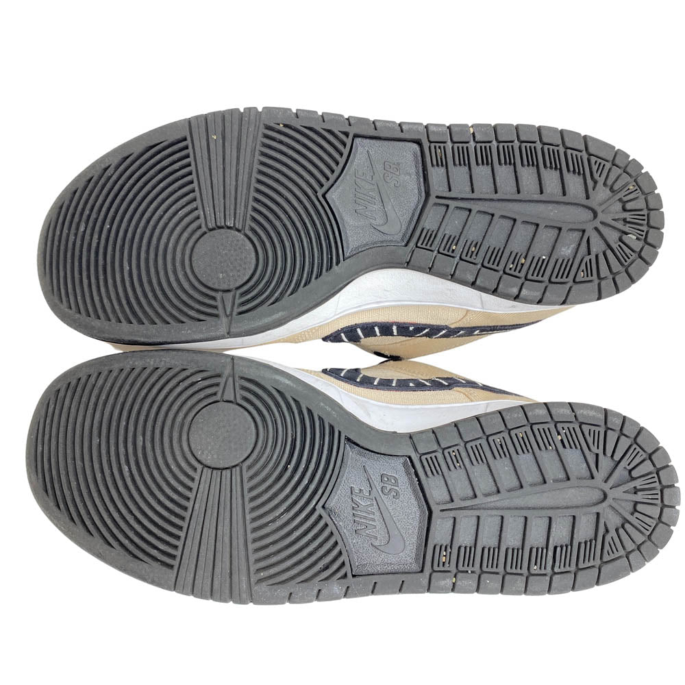 NIKE ナイキ FD2627-200 × Albino & Preto SB Dunk Low Pro QS アルビノ & プレト SB ダンク ロー プロ QS スニーカー ベージュ系 27.5cm【中古】