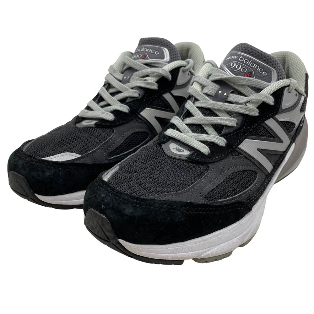 NEW BALANCE ニューバランス USA製 M990BK6 スニーカー ランニングシューズ ブラック系 27cm【中古】