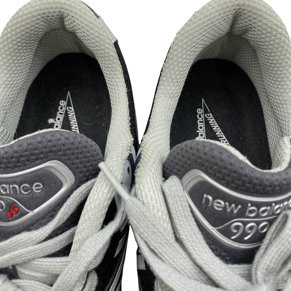 NEW BALANCE ニューバランス USA製 M990BK6 スニーカー ランニングシューズ ブラック系 27cm【中古】