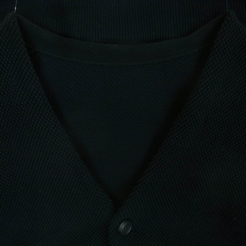 crepuscule クレプスキュール 1903-017 moss stitch V N cardigan モス ステッチ カーディガン ブラック系 1【中古】