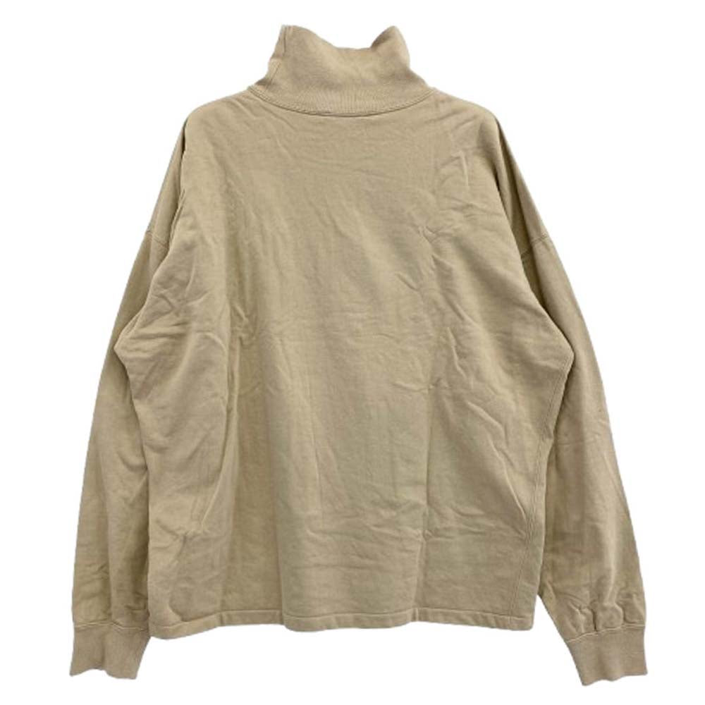 AURALEE オーラリー 19AW A9AP02GT LUSTER PLAITING HI NECK L/S TEE ハイネックロングスリーブカットソー 長袖 Tシャツ ライトブラウン系 4【中古】