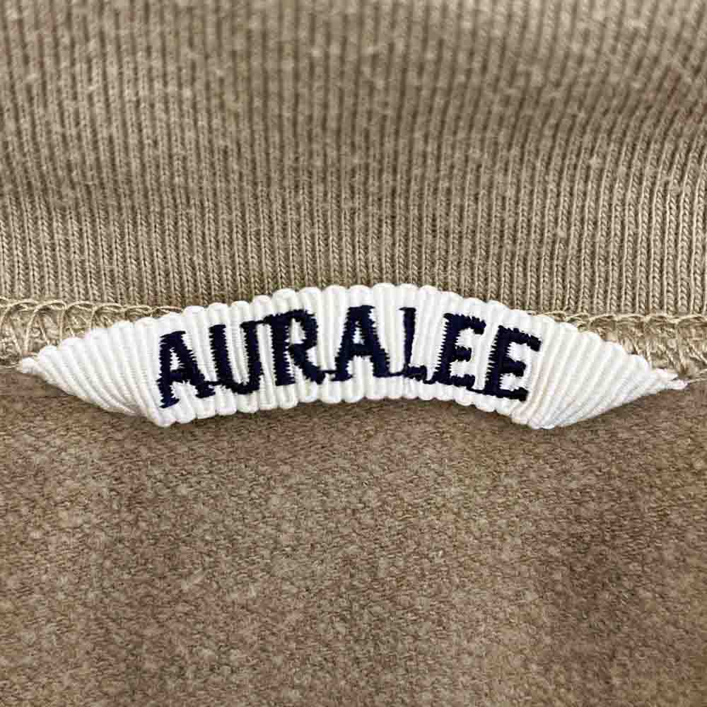 AURALEE オーラリー 19AW A9AP02GT LUSTER PLAITING HI NECK L/S TEE ハイネックロングスリーブカットソー 長袖 Tシャツ ライトブラウン系 4【中古】