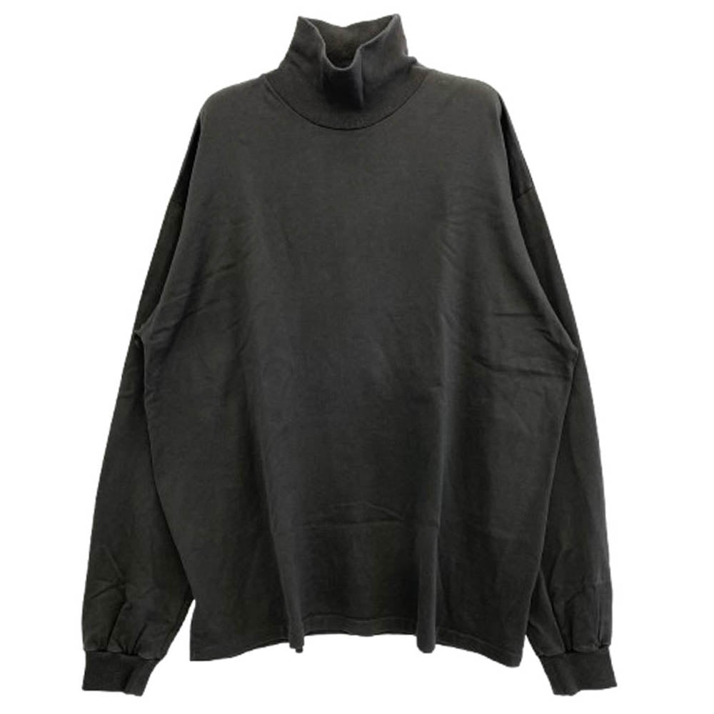 AURALEE オーラリー 19AW A9AP02GT LUSTER PLAITING HI NECK L/S TEE ハイネックロングスリーブカットソー 長袖 Tシャツ ダークグレー系 4【中古】
