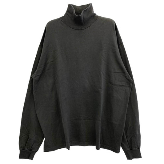 AURALEE オーラリー 19AW A9AP02GT LUSTER PLAITING HI NECK L/S TEE ハイネックロングスリーブカットソー 長袖 Tシャツ ダークグレー系 4【中古】