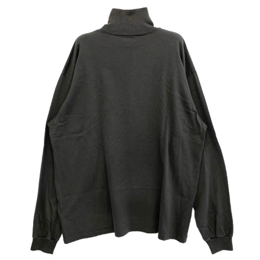 AURALEE オーラリー 19AW A9AP02GT LUSTER PLAITING HI NECK L/S TEE ハイネックロングスリーブカットソー 長袖 Tシャツ ダークグレー系 4【中古】