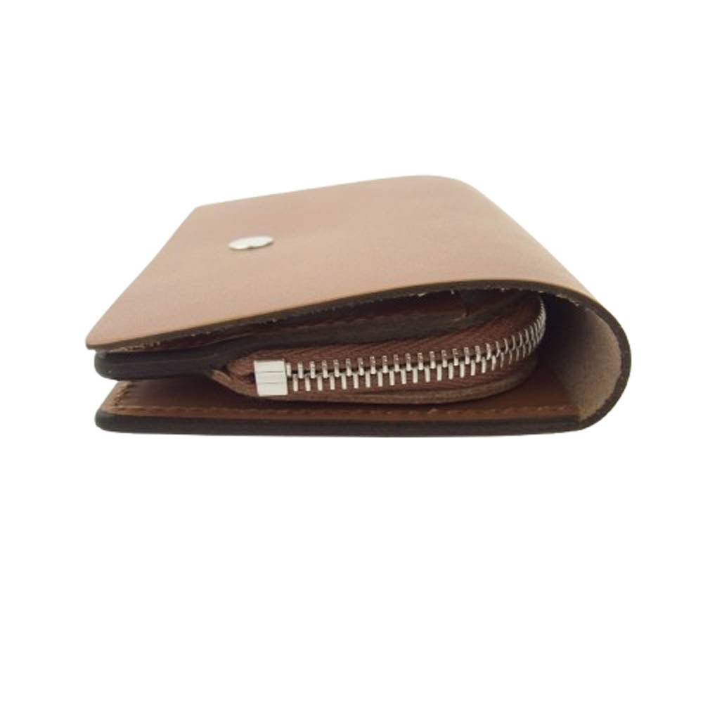 SOPHNET. ソフネット 25SS SOPH-250087 LEATHER SMALL WALLET BEIGE レザー スモール ウオレット 牛革 カウレザー ベージュ ベージュ系【新古品】【未使用】【中古】