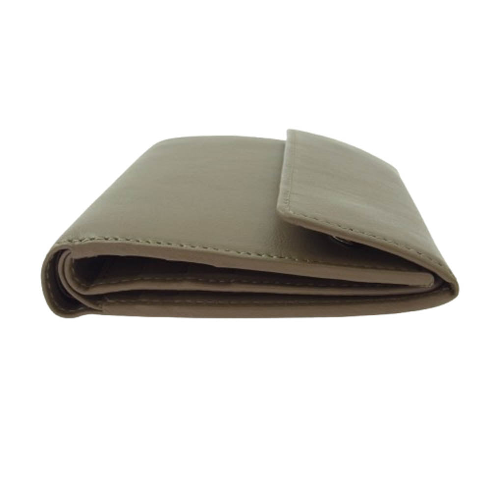 SOPHNET. ソフネット 24AW SOPH-242087 LEATHER WALLET BEIGE レザーウォレット レザー ウオレット 牛革 カウレザー ベージュ ベージュ系【新古品】【未使用】【中古】