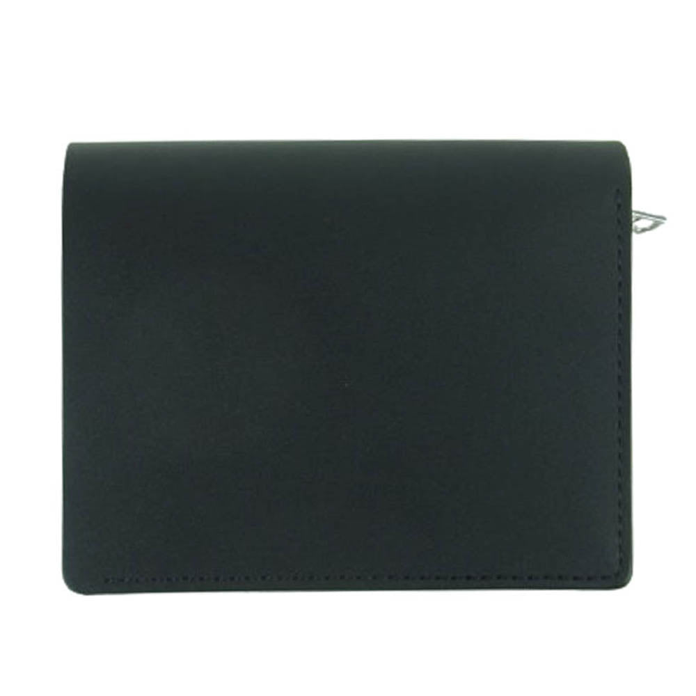 SOPHNET. ソフネット 25SS SOPH-250086 COW LEATHER WALLET BLACK 二つ折り レザー ウオレット 牛革 カウレザー ブラック系【新古品】【未使用】【中古】