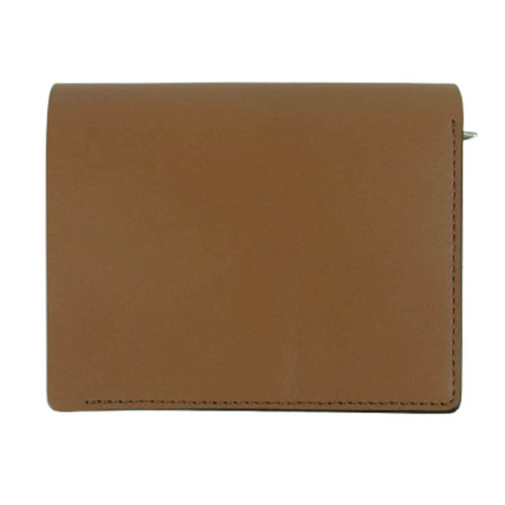 SOPHNET. ソフネット 25SS SOPH-250086 COW LEATHER WALLET BEIGE 二つ折り レザー ウォレット 牛革 カウレザー ブラウン系【新古品】【未使用】【中古】