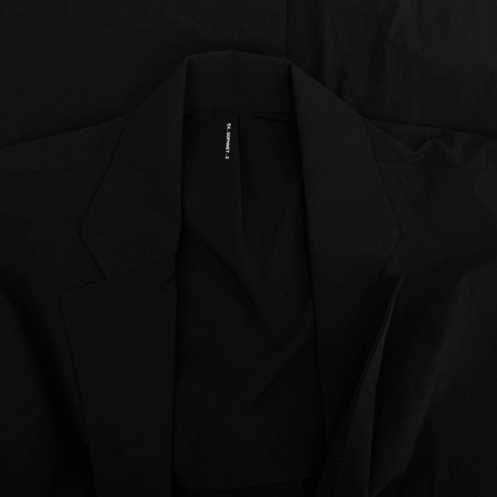 SOPHNET. ソフネット 25AW SPNT-252043 EX. BLEISURE JACKET BLACK ベンチレーション ナイロン テーラード ジャケット サイズ2 ブラック系 2【新古品】【未使用】【中古】