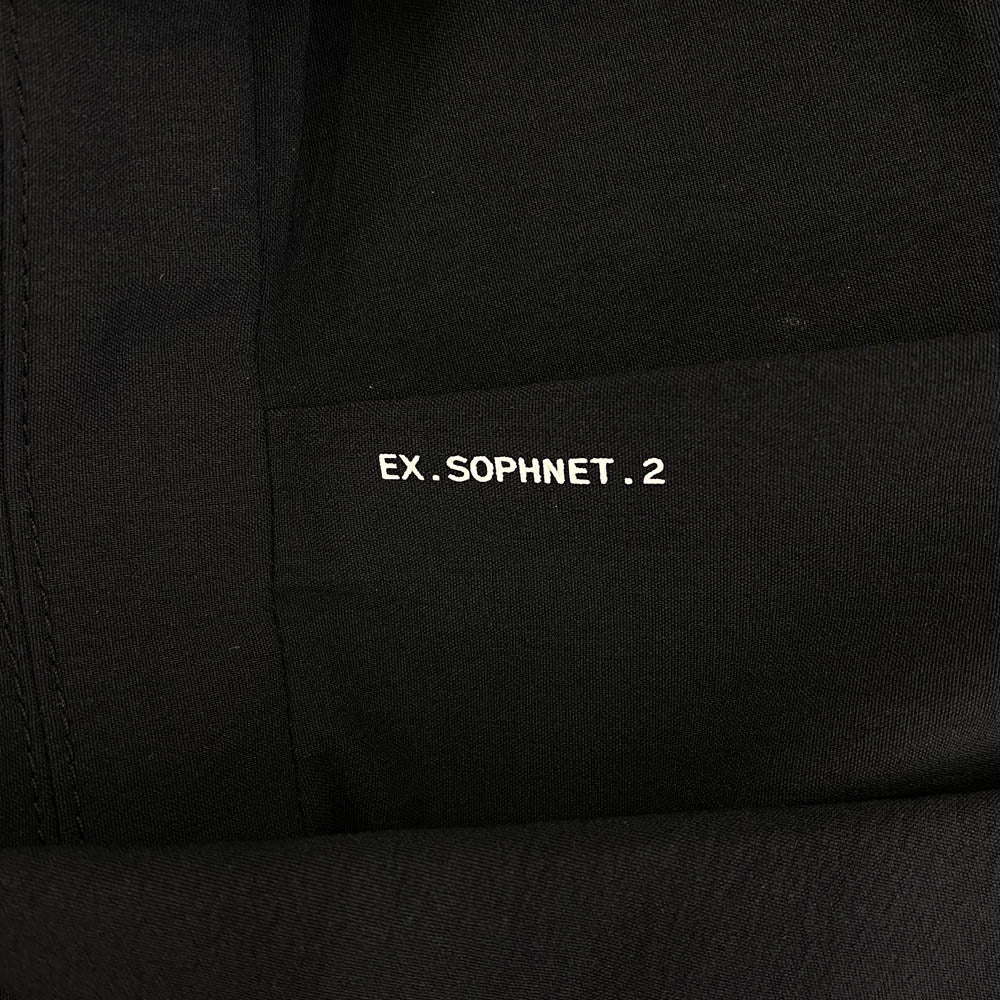 SOPHNET. ソフネット 25AW SPNT-252043 EX. BLEISURE JACKET BLACK ベンチレーション ナイロン テーラード ジャケット サイズ2 ブラック系 2【新古品】【未使用】【中古】