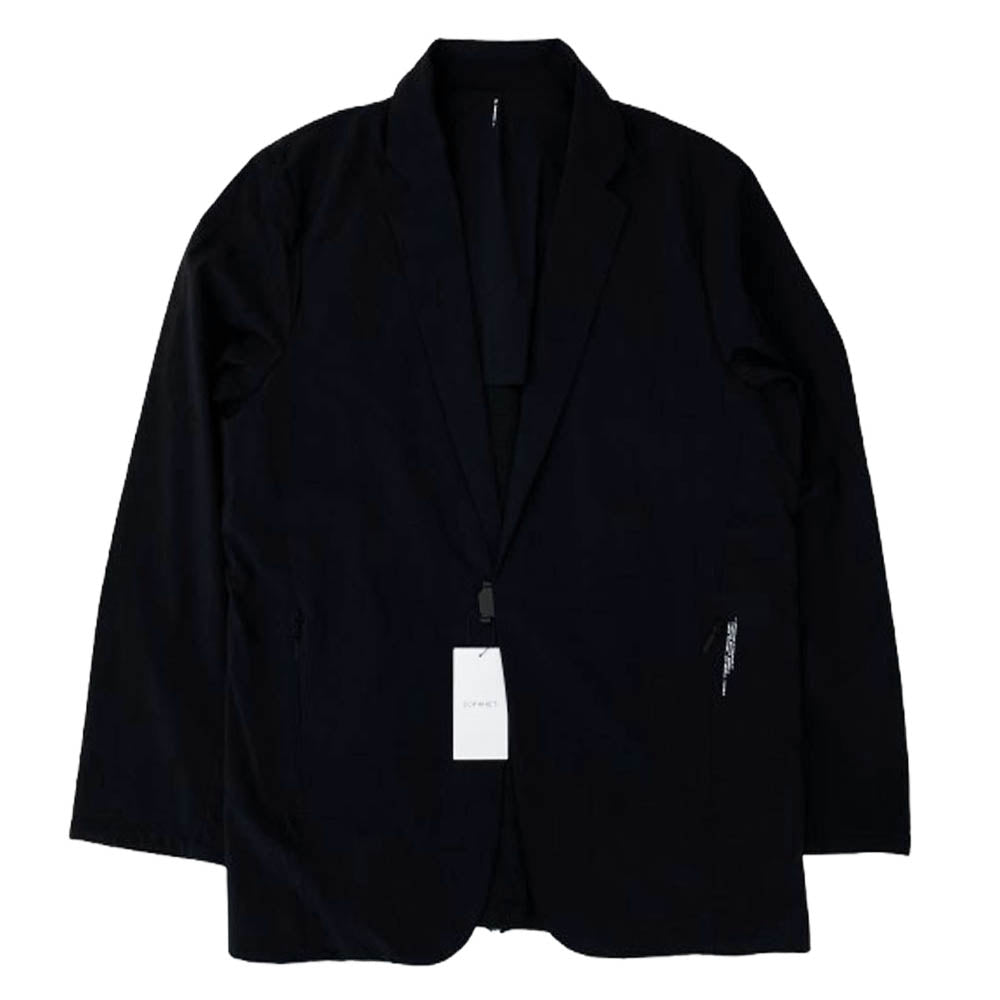 SOPHNET. ソフネット 25AW SPNT-252043 EX. BLEISURE JACKET BLACK ベンチレーション ナイロン テーラード ジャケット サイズ4 ブラック系 4【美品】【中古】
