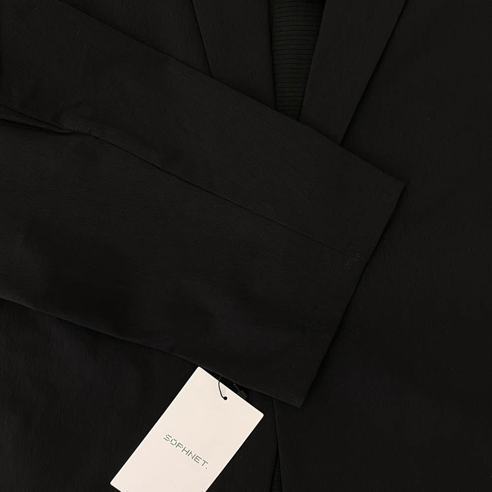 SOPHNET. ソフネット 25AW SPNT-252043 EX. BLEISURE JACKET BLACK ベンチレーション ナイロン テーラード ジャケット サイズ4 ブラック系 4【美品】【中古】