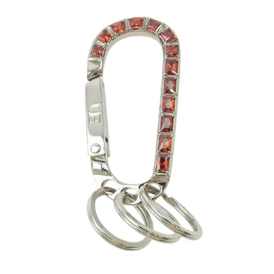 uniform experiment ユニフォームエクスペリメント UE-252079 ZIRCONIA CARABINER ジルコニア カラビナ シルバー系 レッド系【新古品】【未使用】【中古】